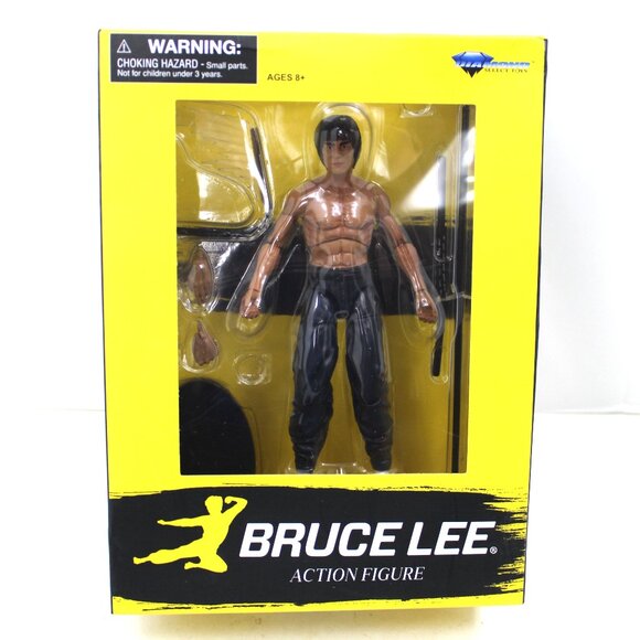 Bruce Lee Action Figure (2020 Diamond Select Toys) 80th Anniversary NEW & SEALED - Picture 1 of 8